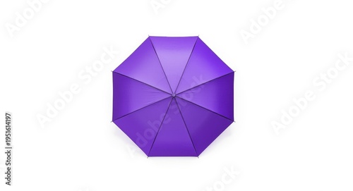 Purple umbrella fully exten...