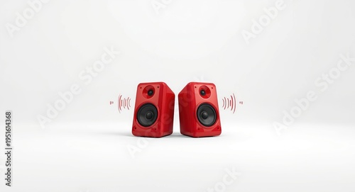 Energetic Red Music Speaker...