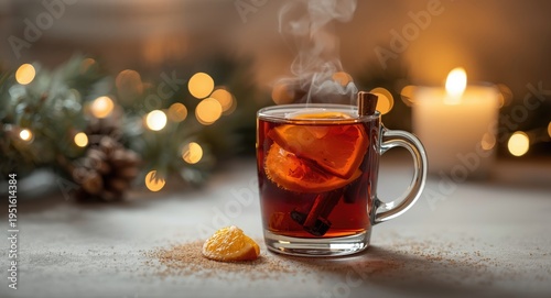 Inviting winter beverage of...