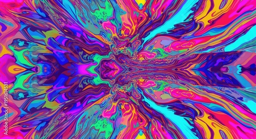 Psychedelic inspired vibran...