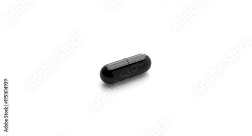High resolution black capsu...