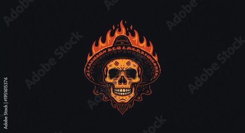 Fiery Mexican style pizza s...