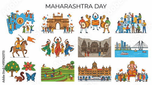 Maharashtra Day Celebration - India Map, Culture, Landmarks