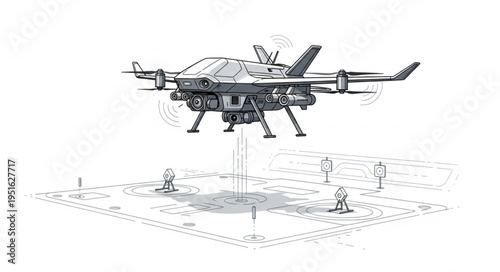 Simple abstract image with minimal elements and clean composition