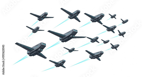 Simple abstract image with minimal elements and clean composition