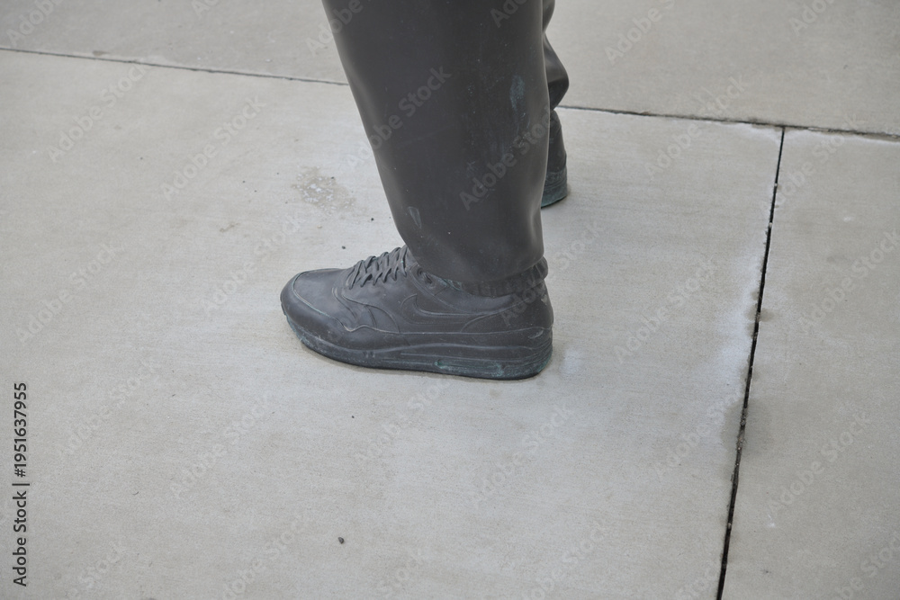 Fototapeta premium detail of shoe, Thomas J Price, 