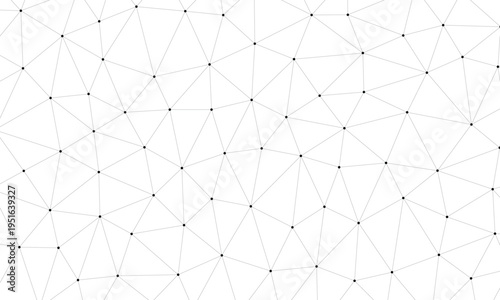 Intricate geometric pattern formed by interconnected triangular segments and nodes