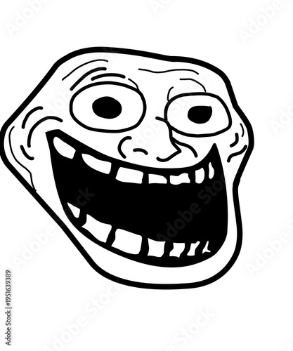 funny cartoon laugh icon meme