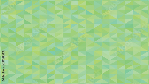 Geometric pattern composed of vibrant triangular shapes in gradient hues