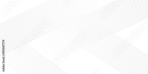 Diagonal lines gray on white background, stripes grid, mesh pattern with dashes