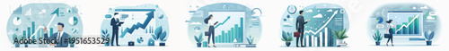 Vector of bussines growth