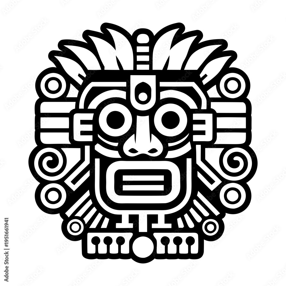 Obraz premium A solid style icon of hieroglyphs tattoo