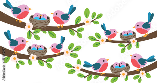 Set of cute cartoon broccoli characters with various facial expressions and poses including waving wearing sunglasses and box,