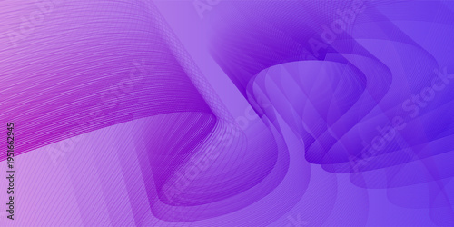 Light Purple vector template with curved lines. An elegant bright illustration with gradient lines. Business design for posters, banners.