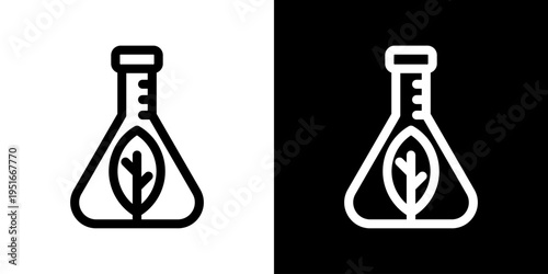 Natural Medicine Icon Set Vector Collection Isolated In Black And White