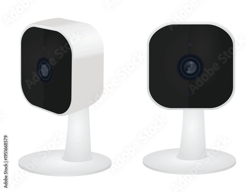 Web wifi cam. vector illustration