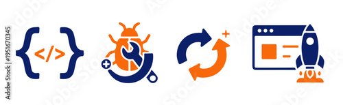 Web Development and Software Engineering Icons Set