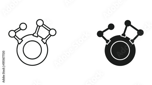 Network Node Connection Symbol Vector Business Concept