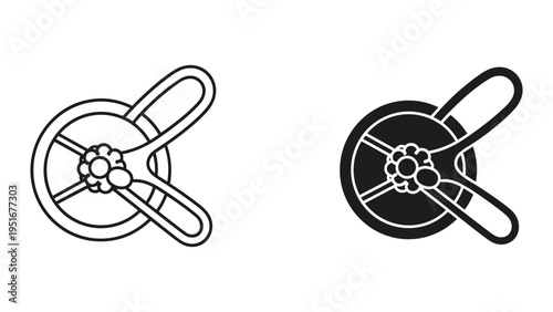Steering Wheel Automobile Control Concept