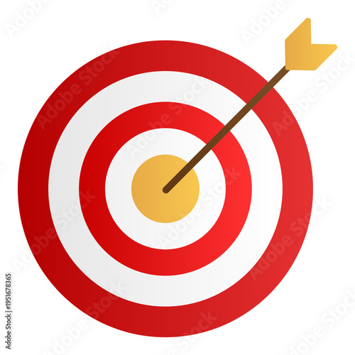Zielscheibe Erfolg