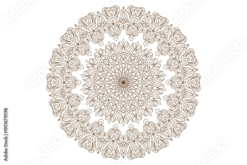 Mandala Design with Beautiful Work