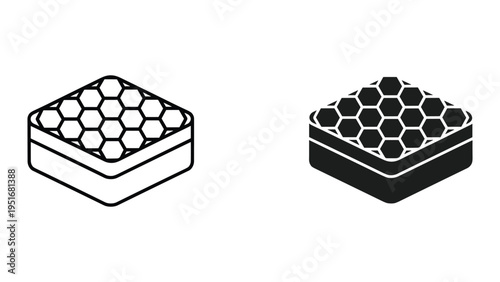 Mattress Comfort Layer Icon Sleep Support