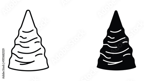 Stalagmite Rock Formation Icon Commerce