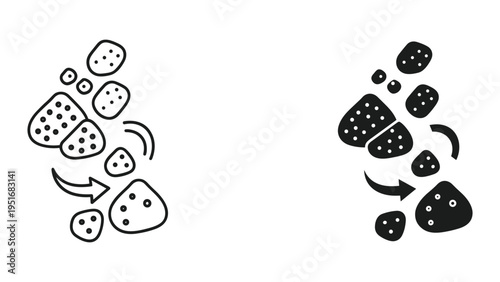 Cell Division Biology Process Vector Graphic