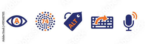 Audio Technology and Digital Voice Recognition Icons Collection