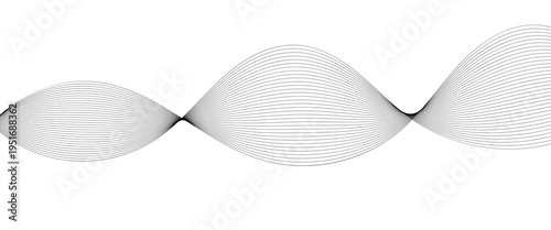 Multiple wavy line. set of curved abstract shapes. abstract liquid shapes waves. flowing wave line pattern. long wave lines. moving waves set. wave effect line.