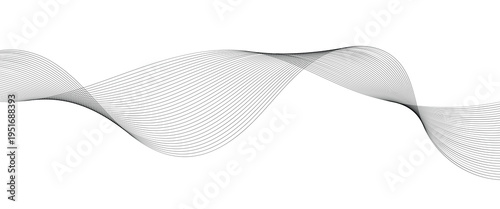 Multiple wavy line. set of curved abstract shapes. abstract liquid shapes waves. flowing wave line pattern. long wave lines. moving waves set. wave effect line