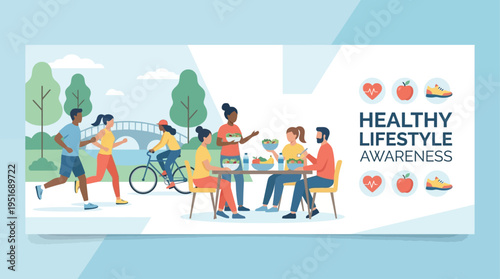 Cultivating Well-being Through Healthy Choices A Public Health Behavior & Awareness System emphasizing Active Living and Nutritious Eating for All