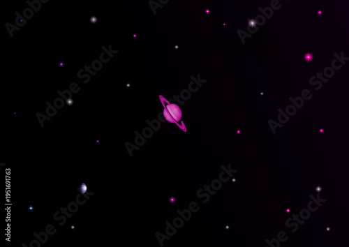 galaxy in a free space.