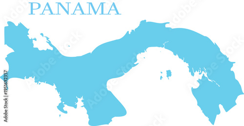 Panama Detailed Map With States