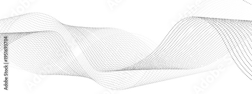 Vector Abstract gray flowing lines weave and create elegant modern design with graceful movements of waves and artistic patterns flourish in monochrome and digital art forms