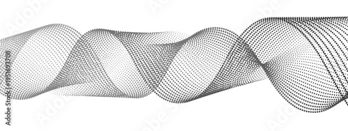 Vector Elegant Wave Forms Graphic design with lines and waves abstract shape that flows creating art and dynamic and motion and unique designs and modern feel