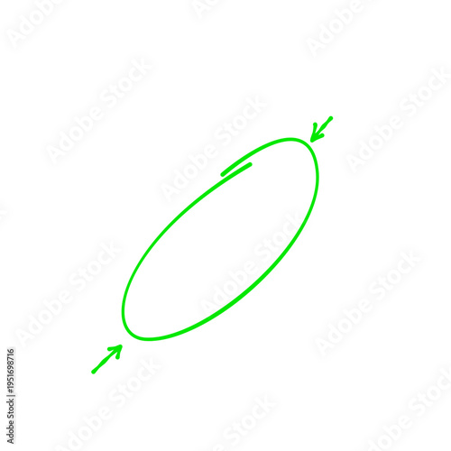 Green Circle Marks Highlight Important