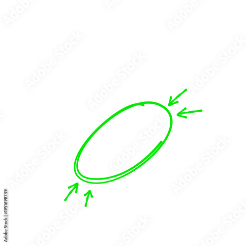 Green Circle Marks Highlight Important