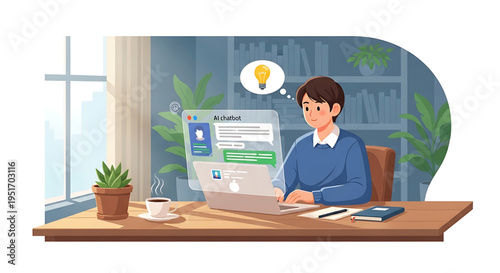 Engaging with advanced data analytics and software development concepts a detailed illustration of digital workflow optimization and technological interaction