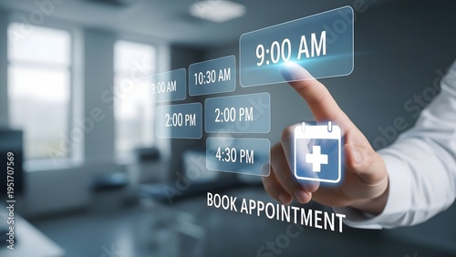 Booking an appointment for the concept of scheduling and healthcare.