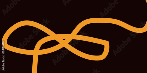 Abstract Color Lines Pattern. 3d graphic of a beautiful woman symbol made of many spheres. Naive squiggle pattern with bright colored textured wavy lines on a light background. 