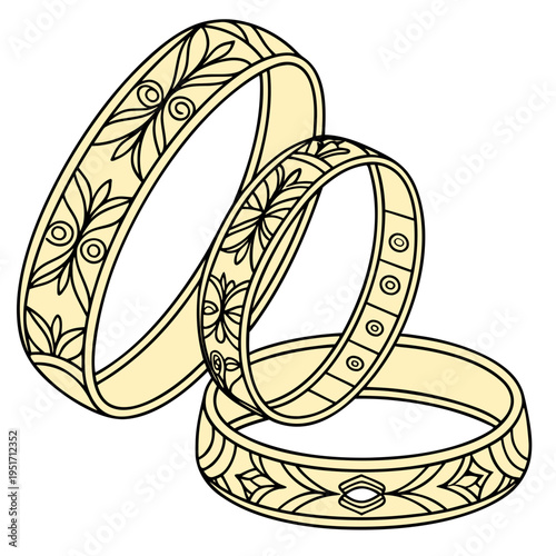 Gold bangles jewelry accessories fashion luxury