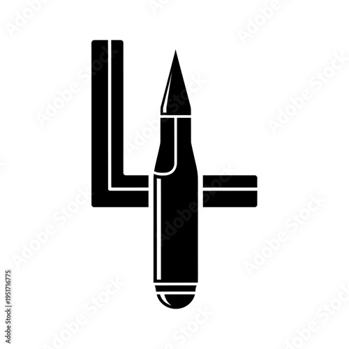 Dovetail Marker Template Silhouette for Precision Woodworking and Carpentry Joints