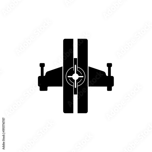 Dowel Jig Hole Guide Silhouette for Professional Woodworking and Furniture Assembly