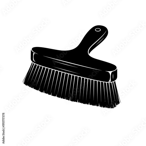 Wide Wooden Hake Brush Silhouette for Slip Painting, Pottery, and Ceramic Glazing