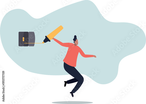 Marker or highlight important information, reminder or note for business message, plan for success, agenda and appointment .human life and situation.