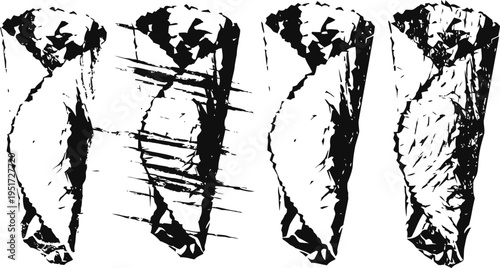 black and white textile texture variations woven fabric patterns in different thread styles