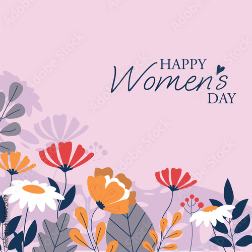 Happy Women's Day Vector Design, Mother's Day
