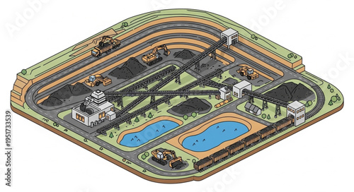 Miniature city model with roads and buildings.