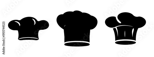 Chef hat vector illustration of cooking hats for restaurant kitchen and bakery logo design element